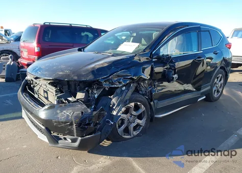 2017 Honda Cr-V Ex-L/Ex-L Navi from USA, damaged, VIN 7FARW1H8XHE017993